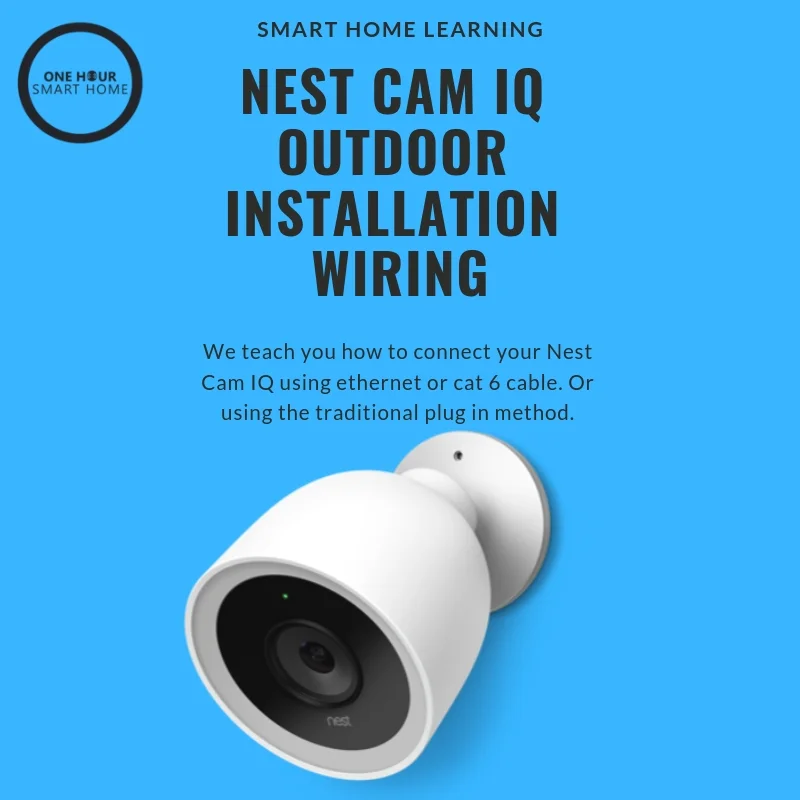 Nest cam iq 2024 outdoor cable length